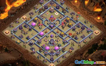 town hall 15, trophy/war base layout #41273