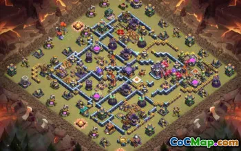 town hall 15, trophy/war base layout #41632