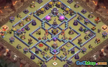 town hall 15, trophy/war base layout #41774