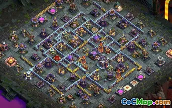 town hall 15, trophy/war base layout #43866