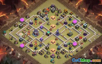 town hall 15, trophy/war base layout #44361