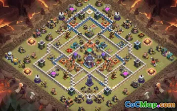 Copy Town Hall 15 Base Layouts with Links #46049