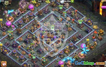town hall 15, trophy/war base layout #47939