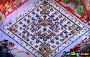 town hall 15, trophy/war base layout #48544