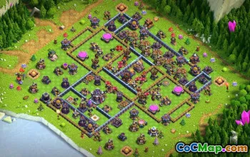 Top Town Hall 15 Base Layouts with Copy Link #52089