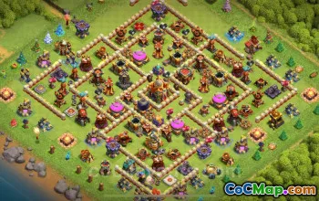 TH16 Farming Base Design - Anti 3 Stars | Clash of Clans 2025 #22215
