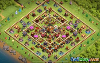 TH16 Farming Base Link - Anti 3 Stars Design for COC 2025 #22366
