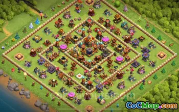 TH16 Farming Base Link: Anti Air/Electro Dragon Design 2025 #22312