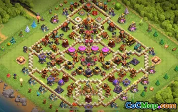 TH16 Farming Base Link - Clash of Clans 2025 Design #22353