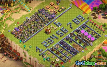 town hall 16, funny/progress base layout #40306