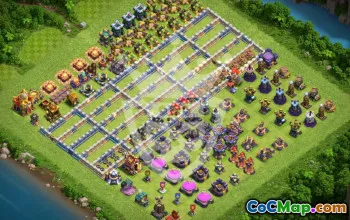 Top Town Hall 16 Base Layouts for CoC #48204