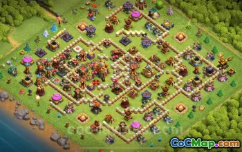 TH16 Trophy Base Copy for Legend League - Clash of Clans 2025 #22302