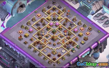 town hall 16, trophy/war base layout #42275