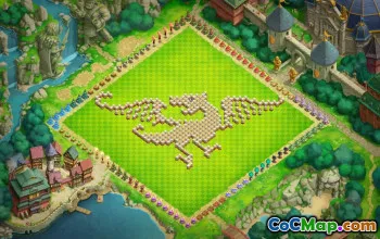 town hall 16, trophy/war base layout #42655