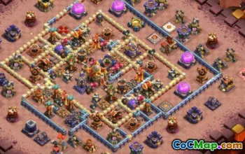 town hall 16, trophy/war base layout #43325