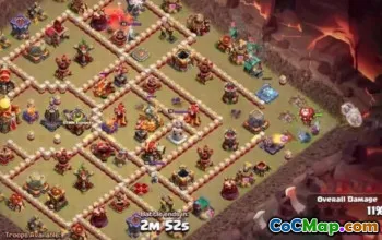 town hall 16, trophy/war base layout #43591
