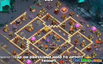 town hall 16, trophy/war base layout #43688
