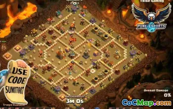 town hall 16, trophy/war base layout #43717