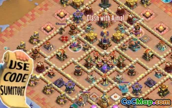 town hall 16, trophy/war base layout #43948