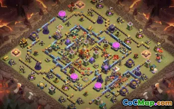 town hall 16, trophy/war base layout #44287