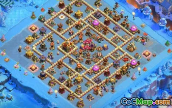 town hall 16, trophy/war base layout #44350