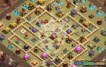 Top Town Hall 16 Base Layouts & Map Links #44727