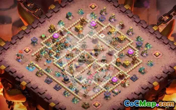 town hall 16, trophy/war base layout #44729