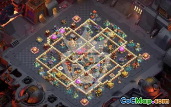 town hall 16, trophy/war base layout #44786