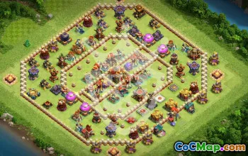 Copy Town Hall 16 Base Layouts for Clash of Clans #44790