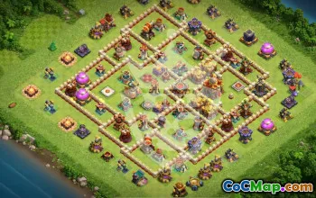 Top CoC Town Hall 16 Base Layouts with Links #44791