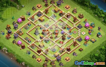 Best TH16 Clash of Clans Base Layouts #44793