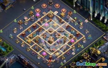 Top Town Hall 16 Base Layouts with Copy Links #44820