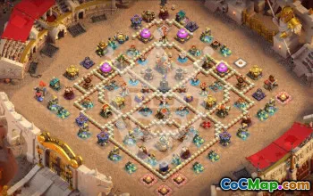 Top Town Hall 16 Base Layouts with Links #44843