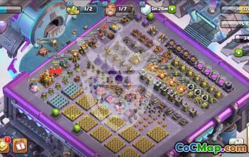 town hall 16, trophy/war base layout #44875