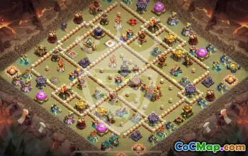 Top Town Hall 16 Base Layouts to Copy #44887