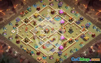 Top Copy Base Layouts for TH16 in Clash of Clans #44889