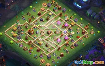 Top TH16 Clash of Clans Base Layouts & Maps #44891