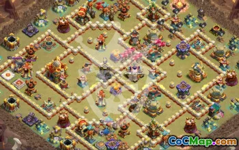 Top Clash of Clans Town Hall 16 Base Layouts #44902