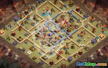 Top Copy Town Hall 16 Base Layouts #44921