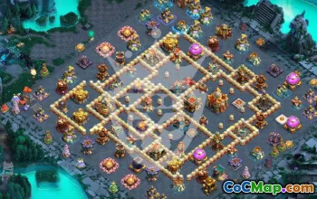 Top TH16 Clash of Clans Base Layouts #44928