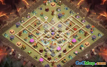Copy TH16 Base Layouts for Clash of Clans #44937