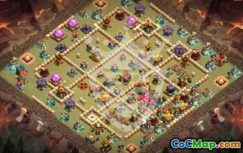 Top CoC Town Hall 16 Base Layouts #44938