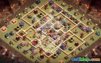 Top TH16 Base Layouts with Copy Links #45055