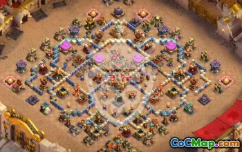 Top Town Hall 16 Base Layouts to Copy #45332