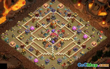 Top TH16 Clash of Clans Base Layouts & Maps #48309