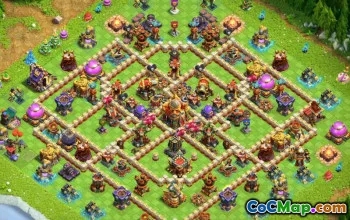 Top TH16 Base Layouts with Copy Link #48369