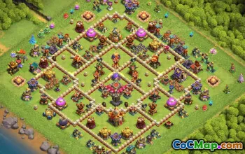 Best Copy Town Hall 16 Base Layouts for Clash of Clans #48373