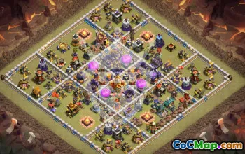 Top Town Hall 16 Base Layouts with Copy Links #48425