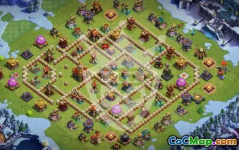 Top CoC Town Hall 16 Base Layouts & Links #48505
