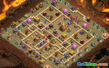 Copy TH16 Base Layouts for Clash of Clans #49841